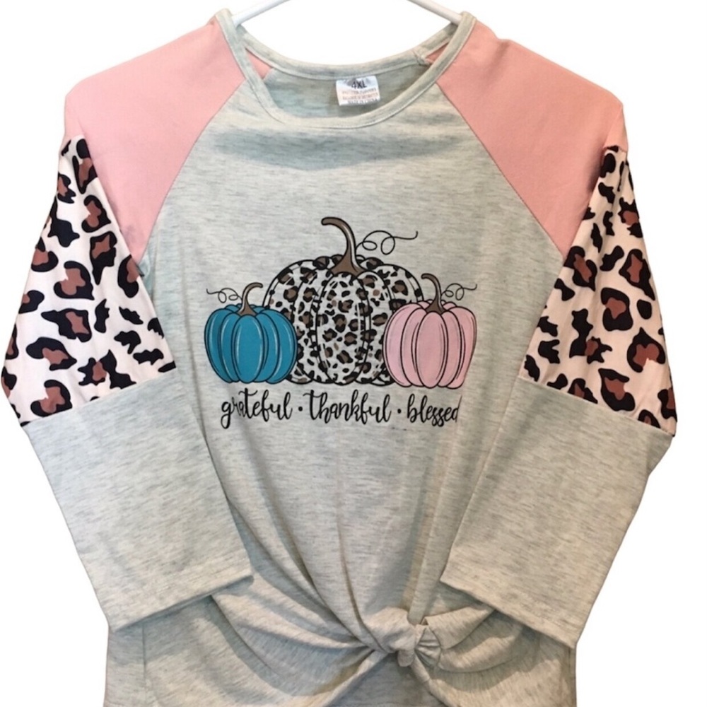 Girls Pumpkin Shirt